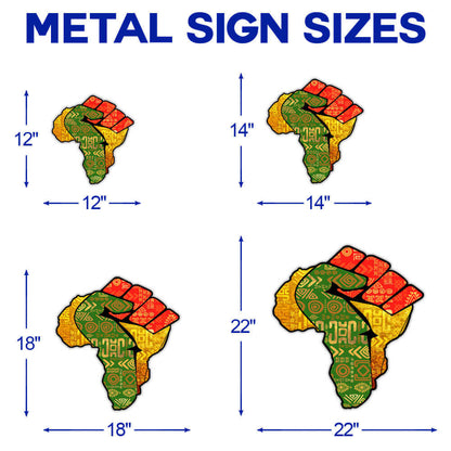 Black History Month Hanging Metal Sign NNT214MS