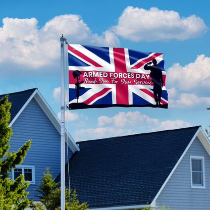 Armed Forces Day Union Jack Grommet Flag MLN5438PMN