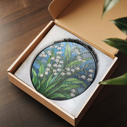 Lily of Valley Flower Stained Glass Suncatcher MLN4820TDH