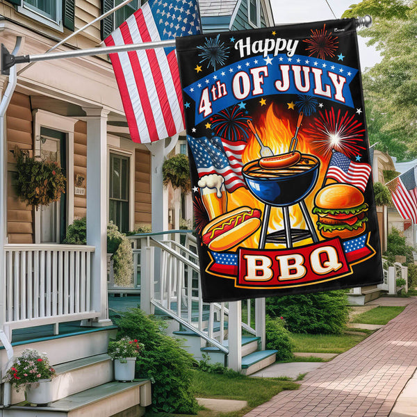 Flagwix American Flag - BBQ Party Happy 4th Of july Flag TQN3174F