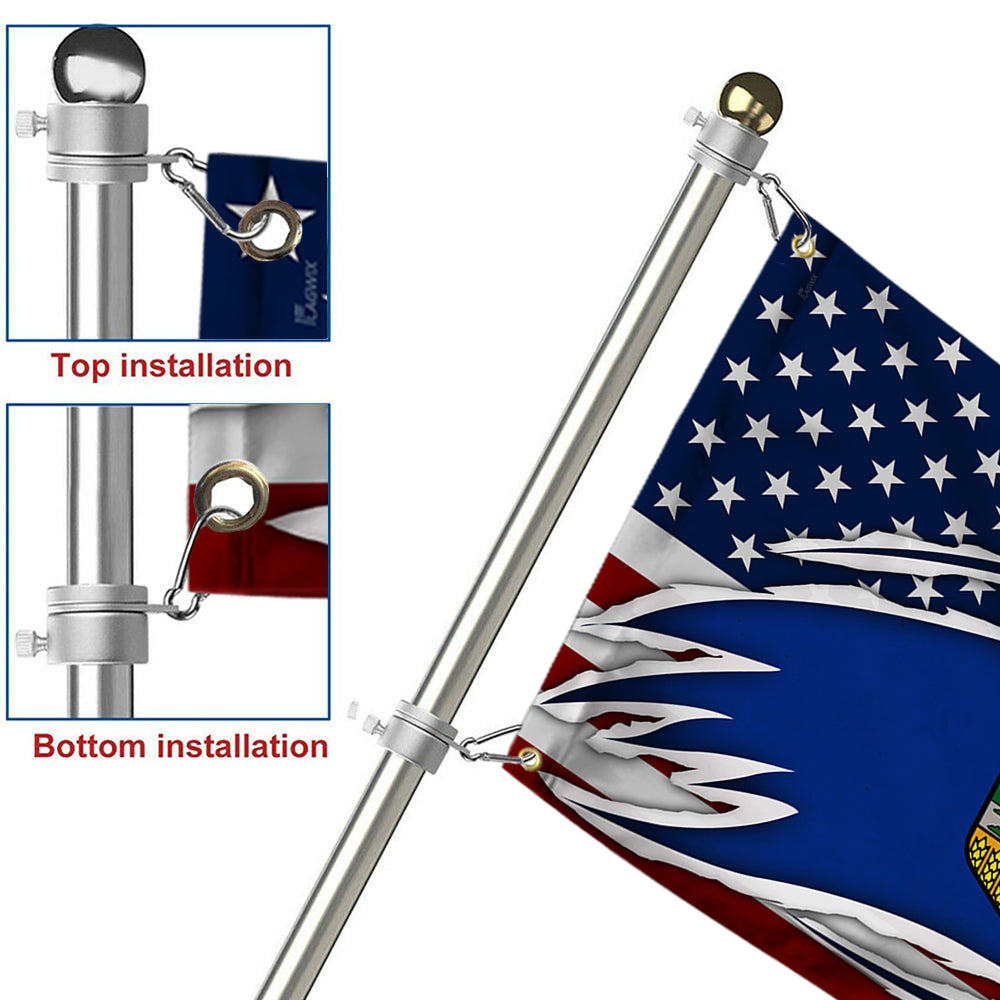 Alberta and America Grommet Flag BNT518GFv2