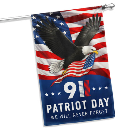 Patriot Day 911 We Will Never Forget Memorial Day Eagle Flag MLN6314TTH