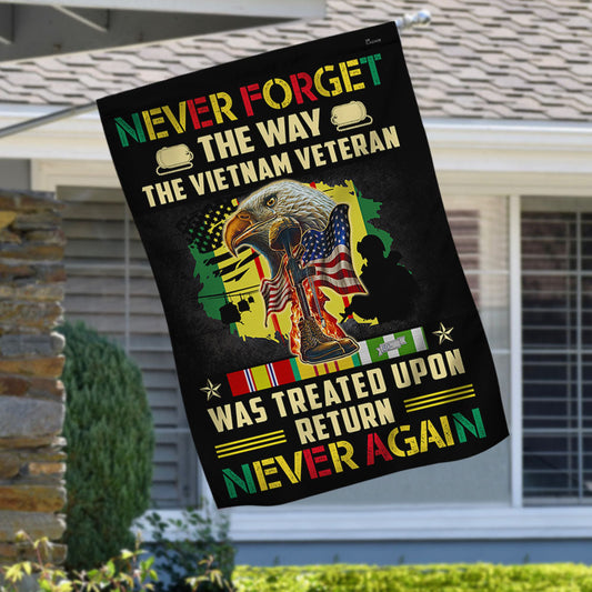 Vietnam Veteran Flag Never Forget Never Again MLH1772F