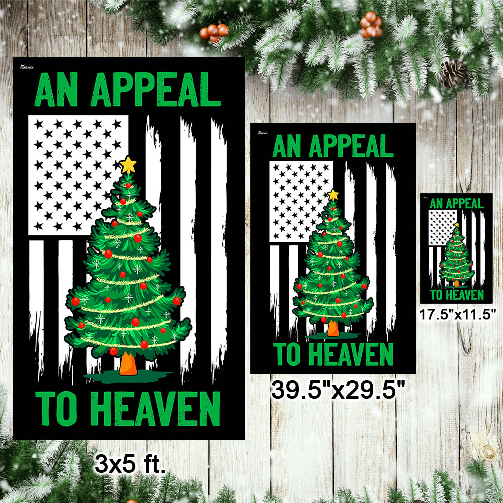 An Appeal To Heaven Christmas Pine Tree Flag MLN2144F