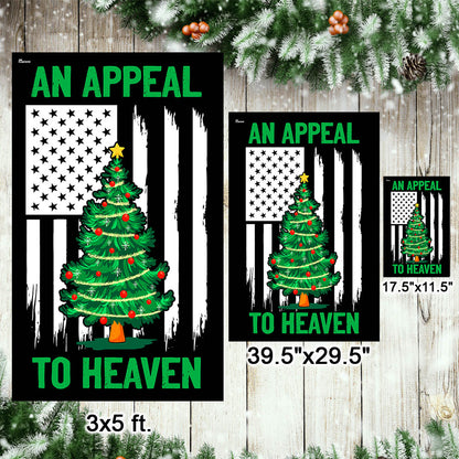 An Appeal To Heaven Christmas Pine Tree Flag MLN2144F