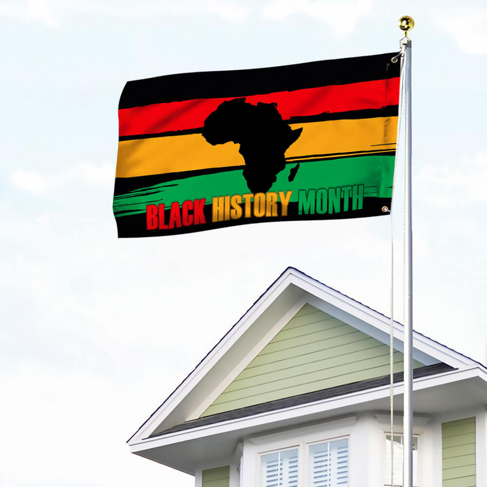 Black History Month Grommet Flag TTV517GF
