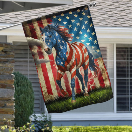 Patriot Horse American Flag MLN5917DTD