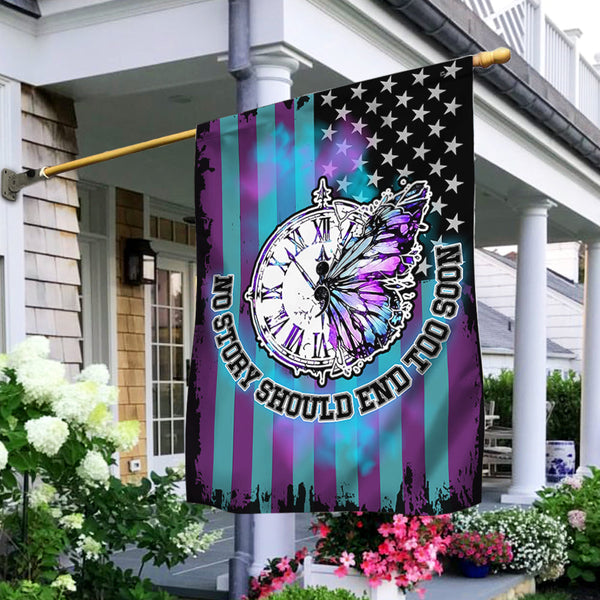 Suicide Awareness Flag No Story Should End Too Soon BNN271F