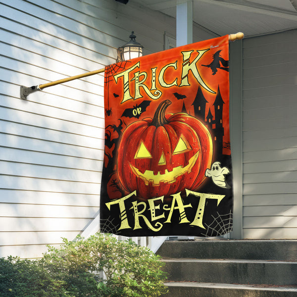 Halloween Trick or Treat US Flag LHB-1320-LPN