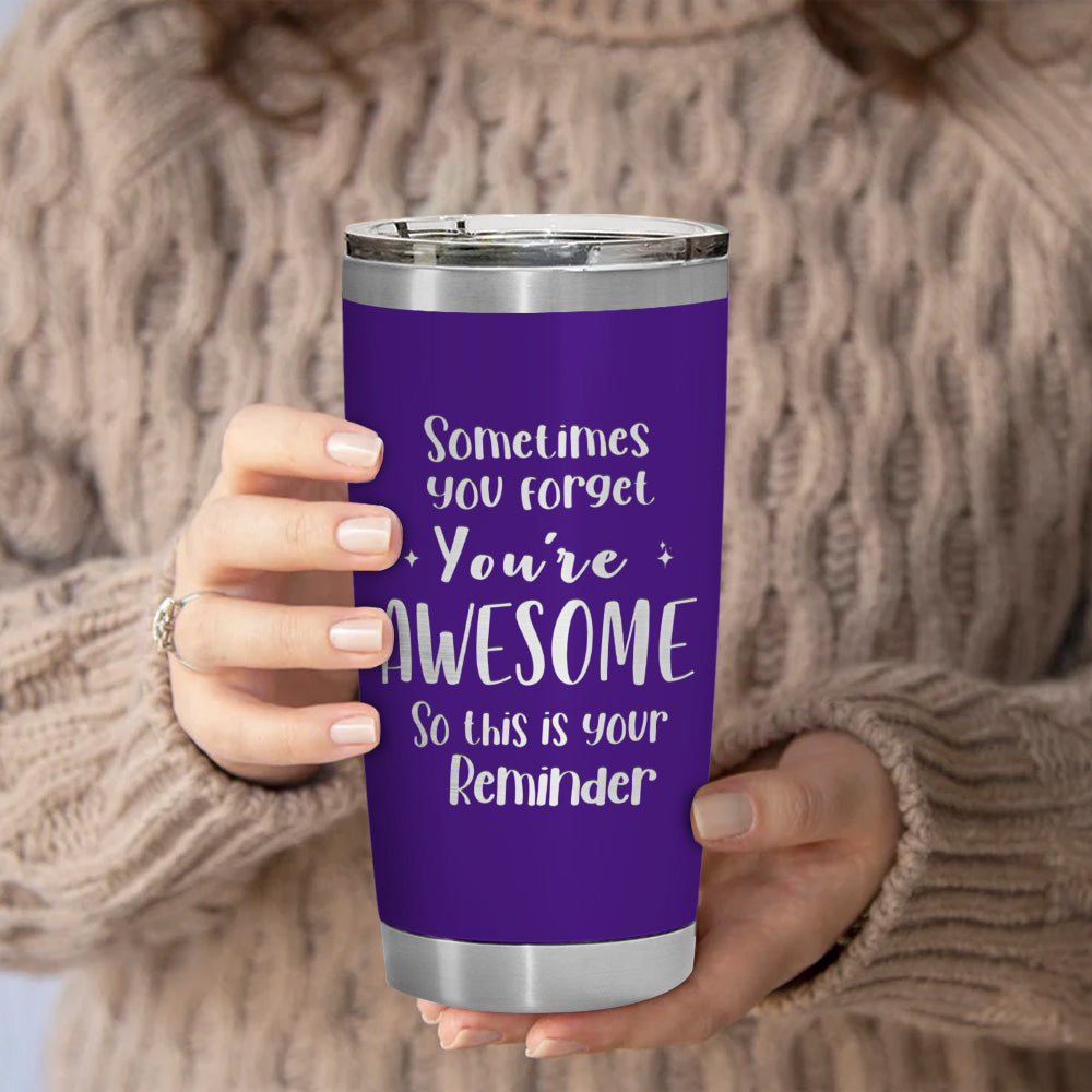 Best Mom Ever Laser Engraved 20oz Tumbler Purple