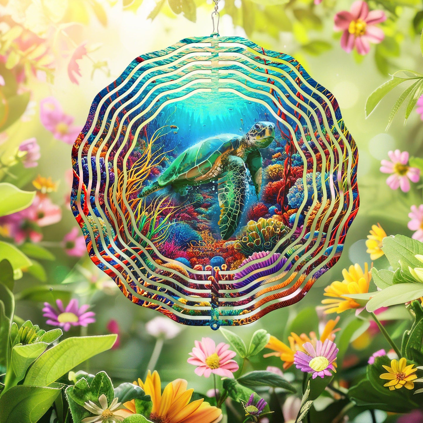 Sea Turtle Wind Spinner MLN5284PMN