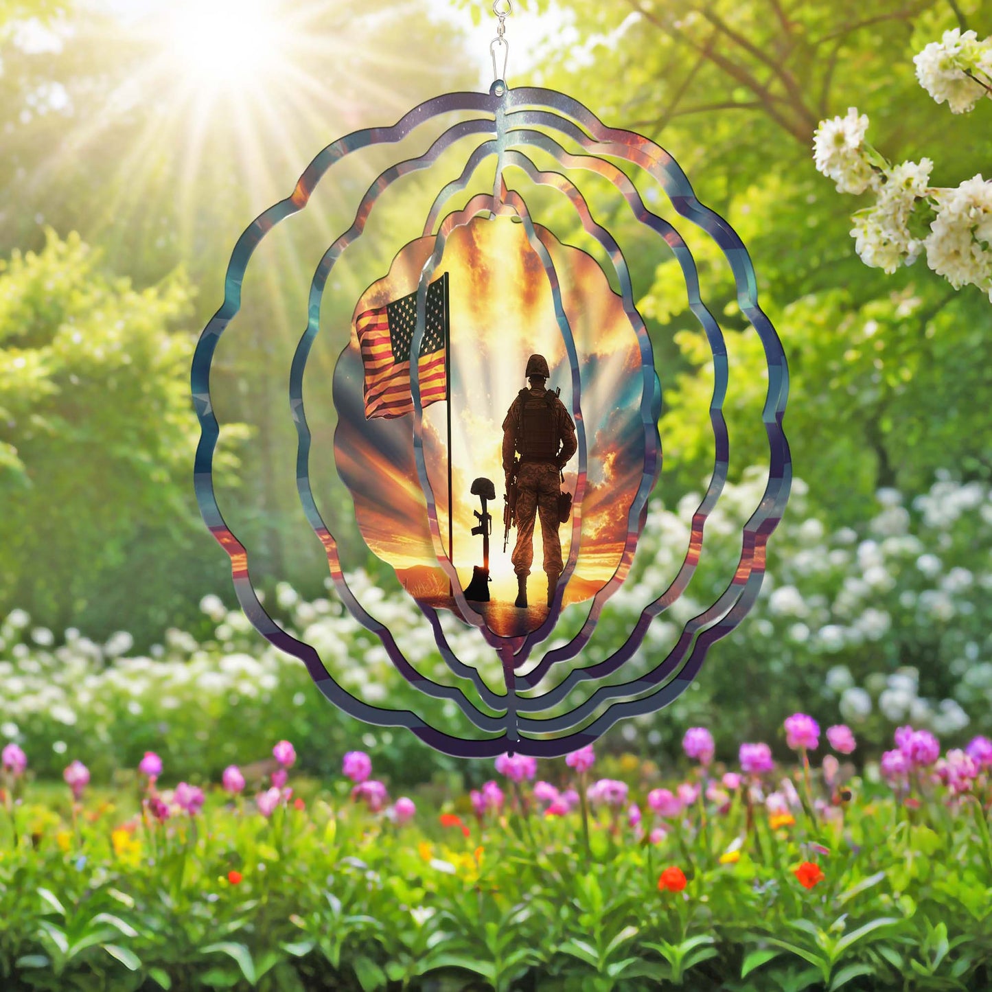 Memorial Day U.S. Veteran Wind Spinner TQN4824NMQ