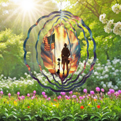 Memorial Day U.S. Veteran Wind Spinner TQN4824NMQ