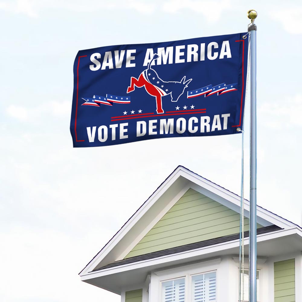 Biden Grommet Flag Save America Vote Democrat BNN504GF