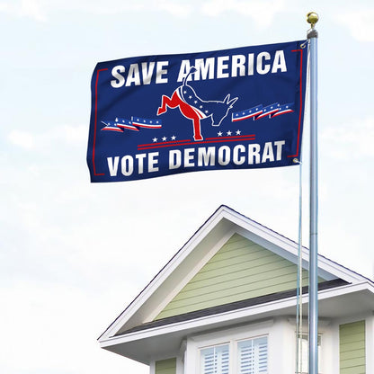 Biden Grommet Flag Save America Vote Democrat BNN504GF