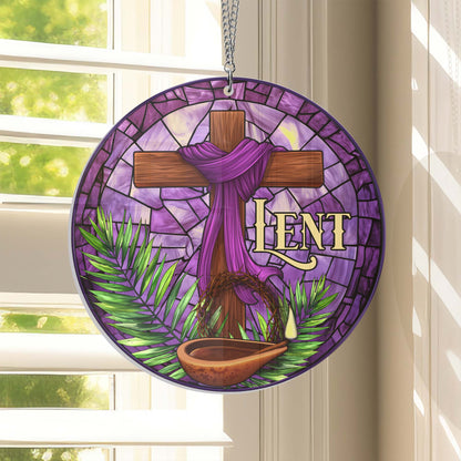 The Season of Lent Easter Acrylic Suncatcher Window Hanging Sign TQN4890HVN