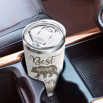 Best Nana Ever Nana Bear 20oz Leopard Tumbler Gifts For Nana