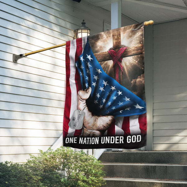 Flagwix American Flag - One Nation Under God Flag Patriotic House Flag 4th of july Decor