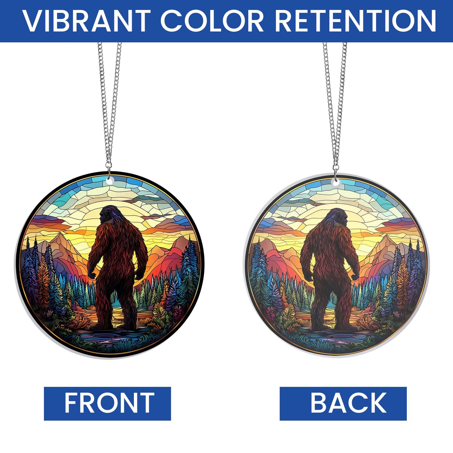 Bigfoot Sasquatch Suncatcher Acrylic Hanging Sign TQN4371AS