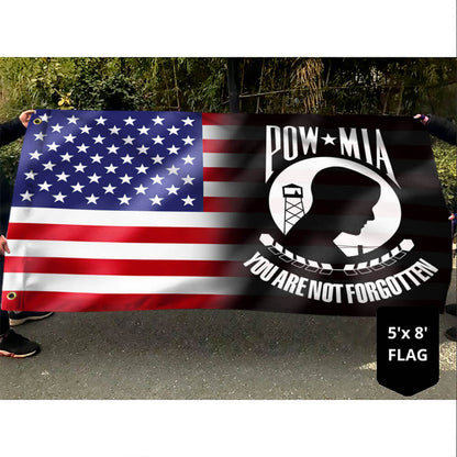 Pow Mia True Heroes, You Are Not Forgotten Flag TPT238GF