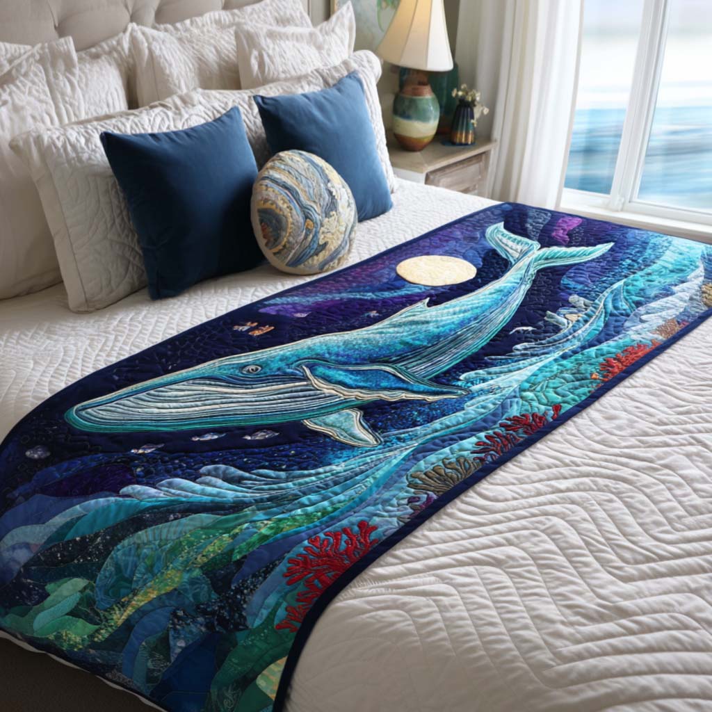 Ocean Quilted Bed Runner NCU0VT255