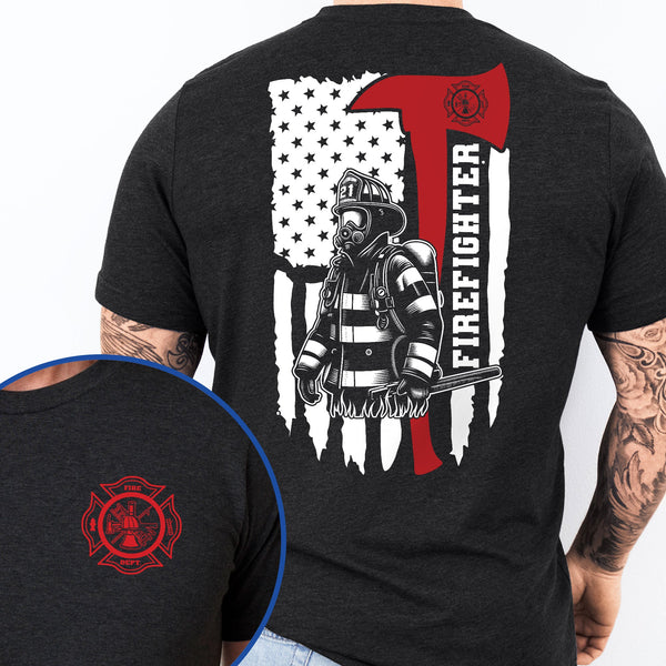 American Firefighter T-Shirt VTM1236NTH