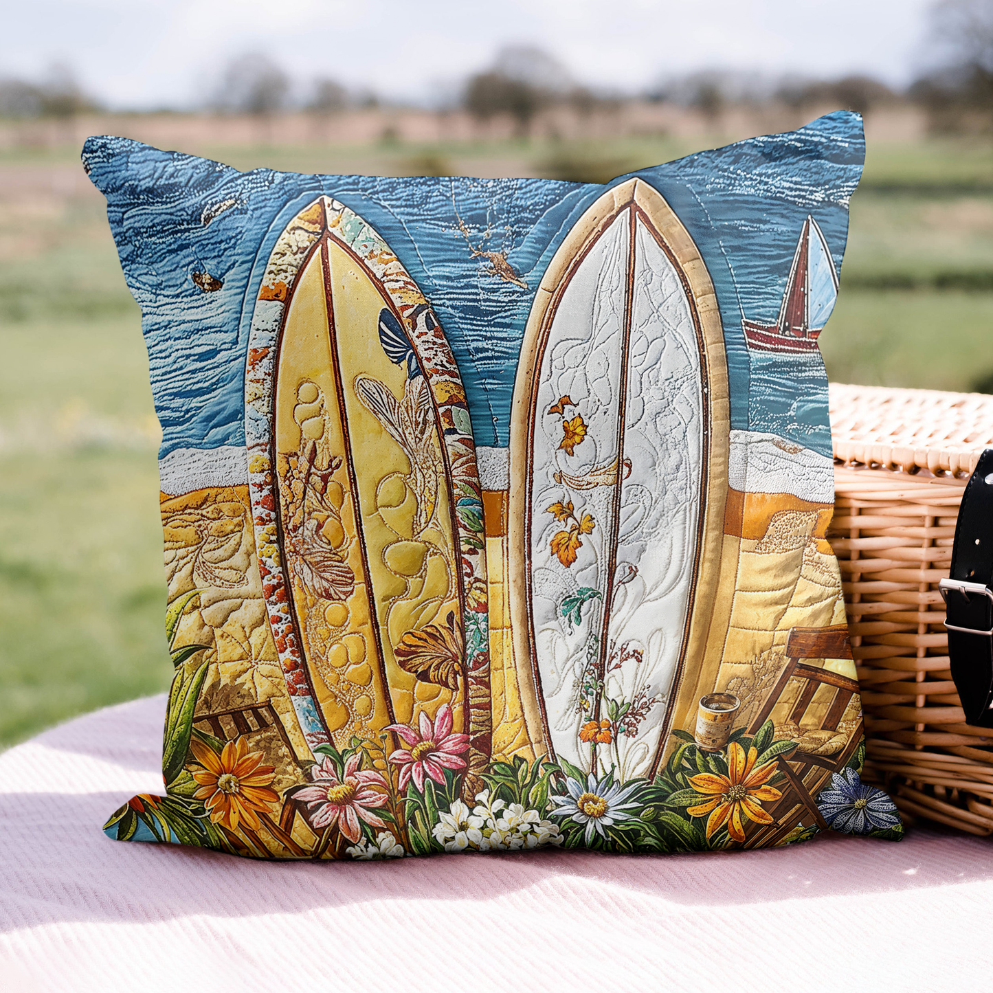 Island Breeze Quilted Pillow Case NCU0VL1844