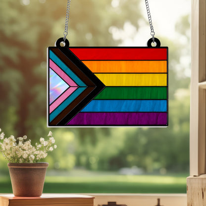 LGBTQ Pride Month Acrylic Suncatcher Window Hanging TQN5147NGT