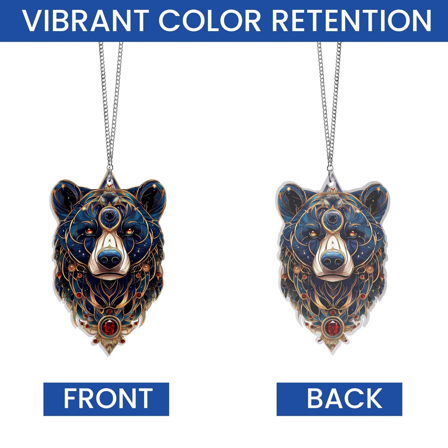 Bear Suncatcher Wildlife Animal Acrylic Hanging Sign TQN4444AS