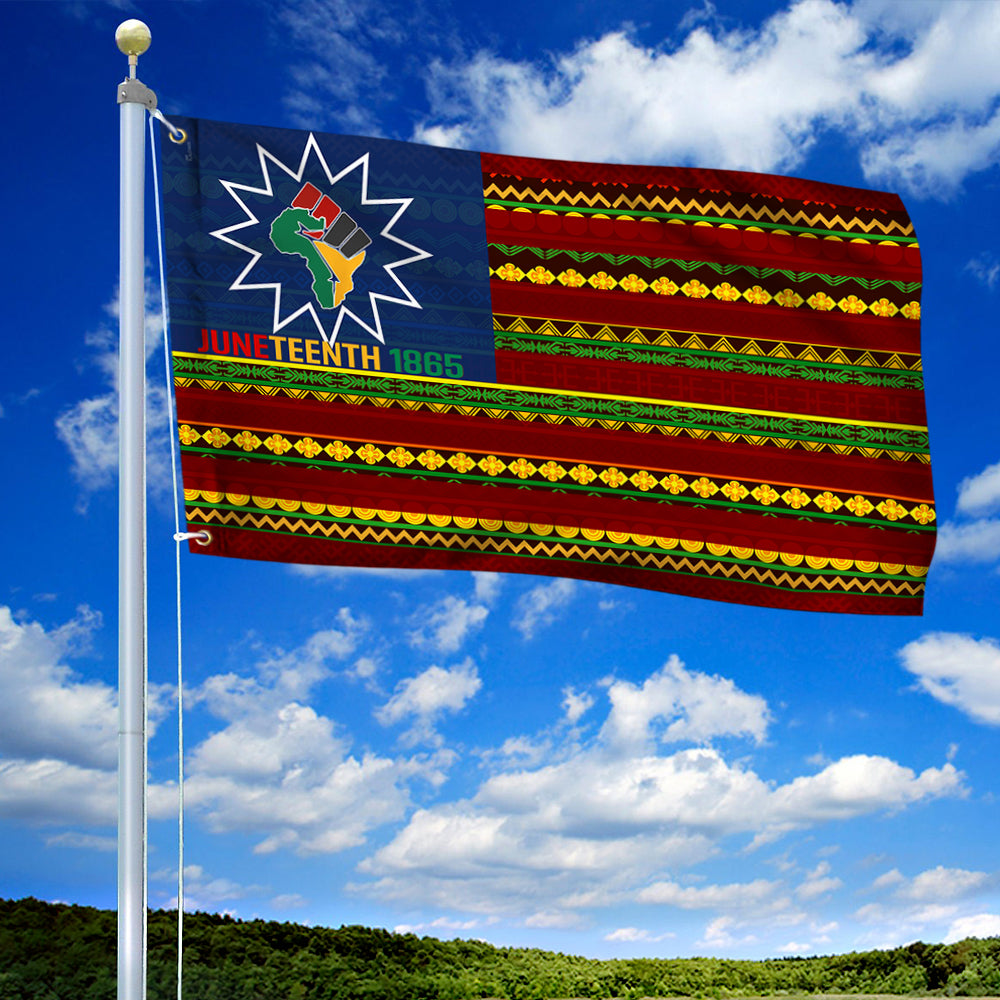 Black History Month Grommet Flag Juneteenth 1865 BNN140GF