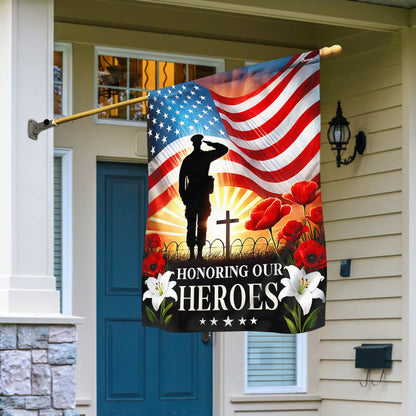 Memorial Day Honoring Our Heroes Veteran American Flag MLN5331TTH