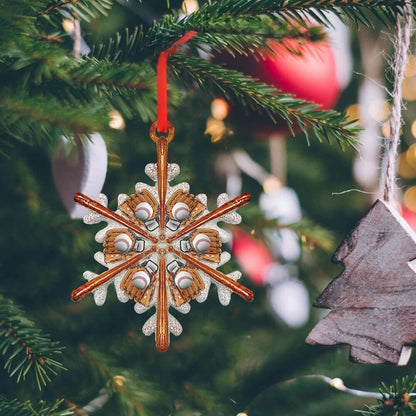 Baseball Custom- Shaped Ornament Snow Flake NNT137O
