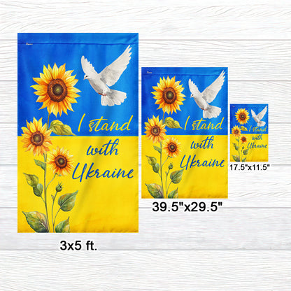 I Stand With Ukraine Flag TQN4936NGT