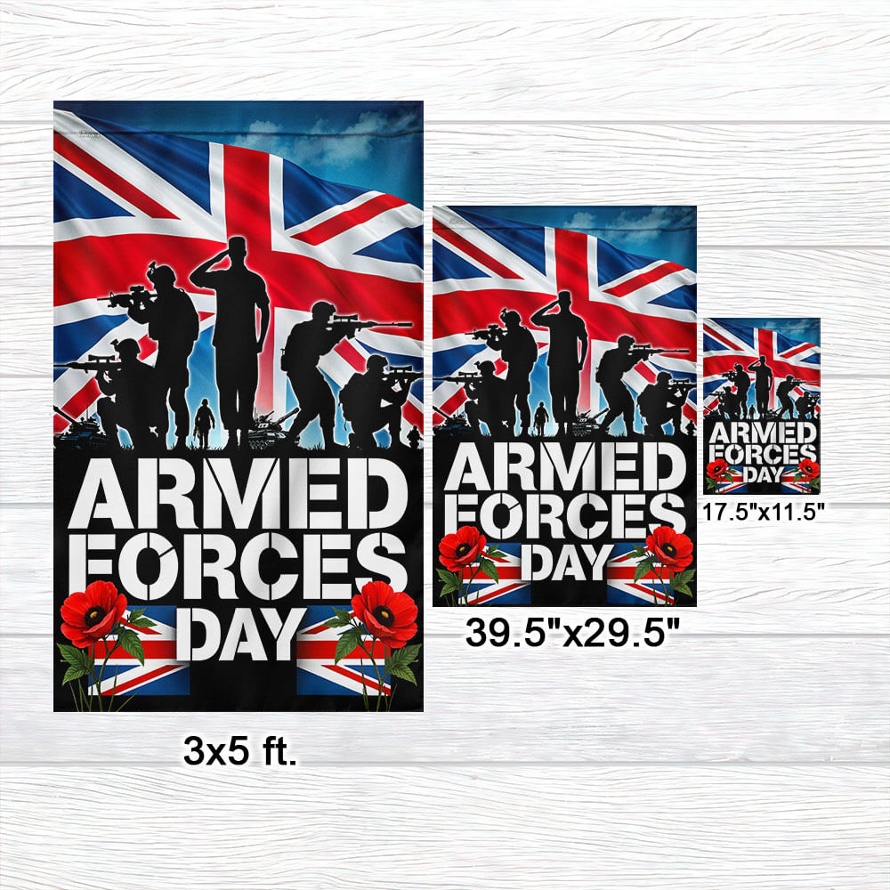 Armed Forces Day Union Jack Veteran Flag MLN5440TNB