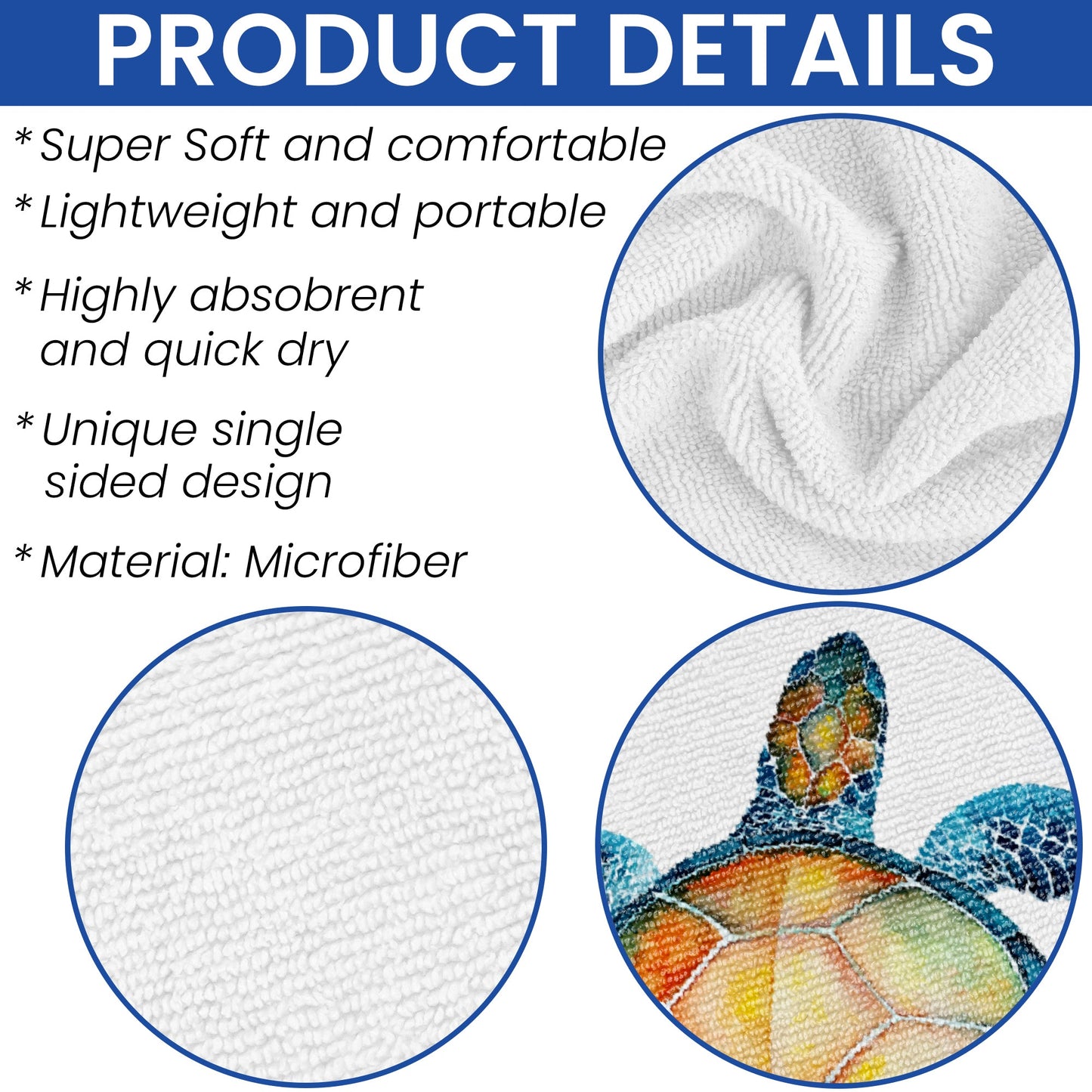 Sea Turtle Beach Towel MLN5738NTH