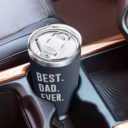 Best Dad Ever 20oz Laser Engraved Tumbler Navy
