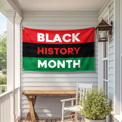 Black History Month Grommet Flag TQN2396GF