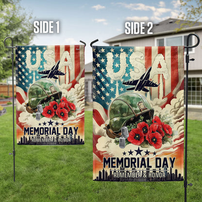 Memorial Day Remember And Honor USA Veterans Flag PHB08DTD