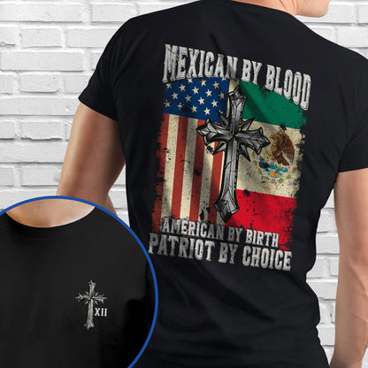 Mexican By Blood T-Shirt American Mexico T-Shirt VTM1027HVN
