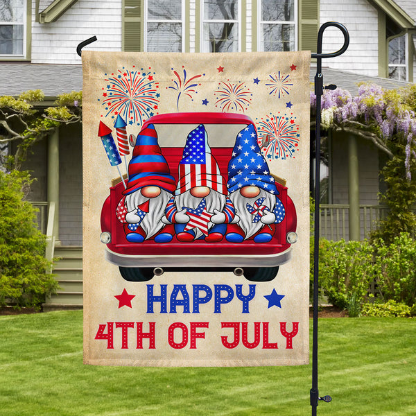 Flagwix American Flag - Patriotic Gnomes 4th Of july Independence Day Flag TQN1182F