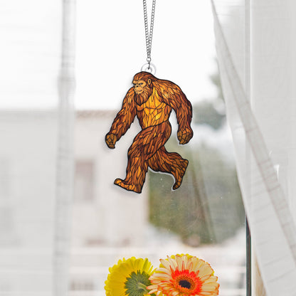 Sasquatch Bigfoot Acrylic Suncatcher Hanging Sign MLN4502AS