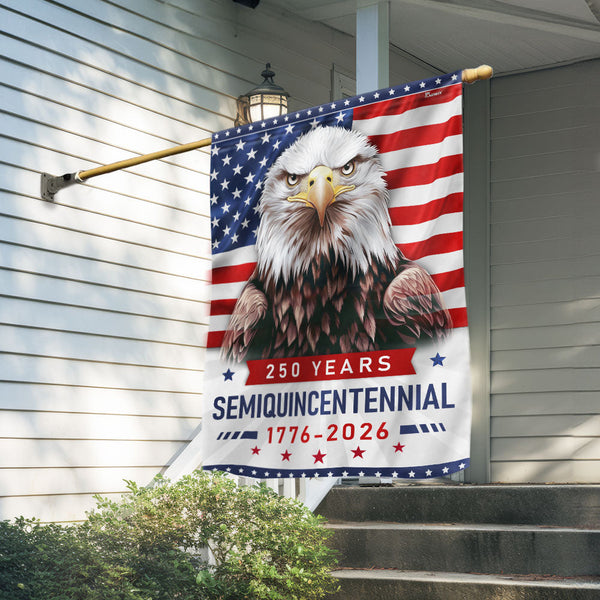 Flagwix American Flag - 250th Anniversary Semiquincentennial Eagle 4th of july Flag