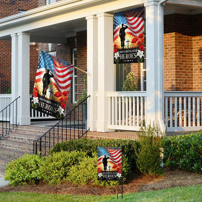 Memorial Day Honoring Our Heroes Veteran American Flag MLN5331TTH