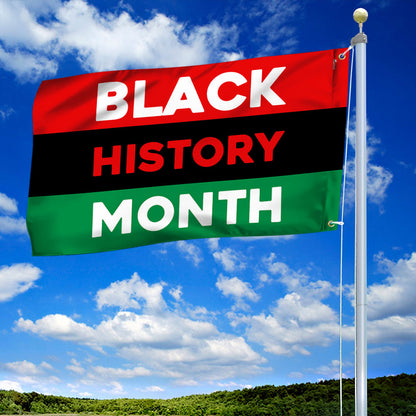Black History Month Grommet Flag TQN2396GF