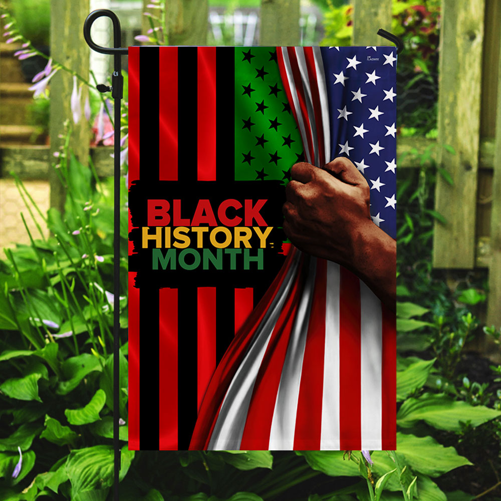 Black History Month Flag TRL1703F