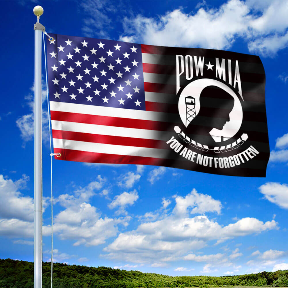 Pow Mia True Heroes, You Are Not Forgotten Flag TPT238GF