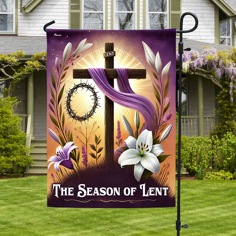 The Season of Lent Christian Cross Flag MLN5199HVN
