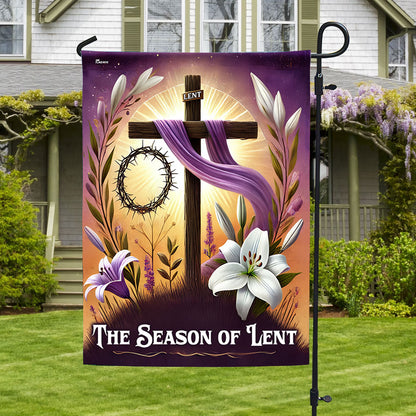 The Season of Lent Christian Cross Flag MLN5199HVN