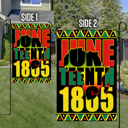 Black History Month Flag Juneteenth 1865 BNN95F