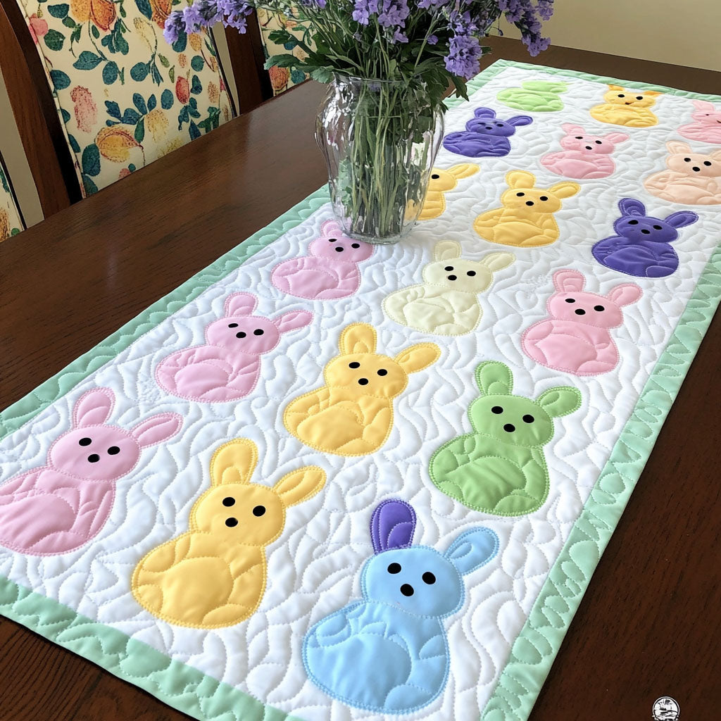 Sweet Peeps Delight Quilted Table Runner NCU0NT5069